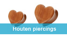 piercings op materiaal houtenpiercings