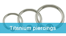 piercings op materiaal titaniumpiercings