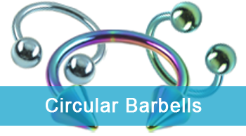 piercings op soort circular barbells