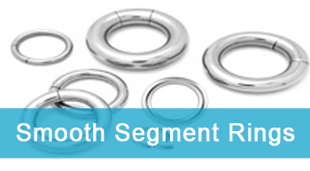 piercings op soort smooth segment rings