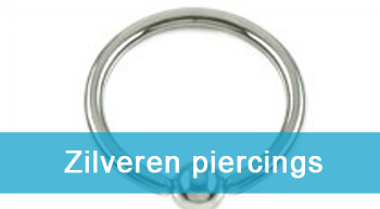 zilveren piercings