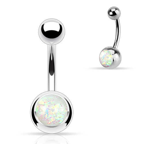 Intieme piercing opal glitter