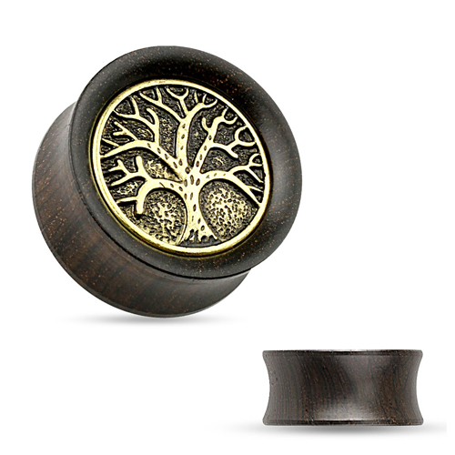 8 mm Double-flared plug tree of life