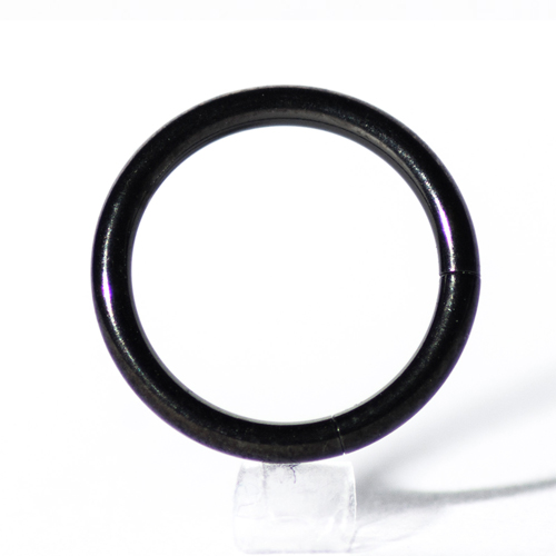 Helix piercing segment ring zwart
