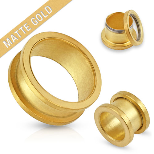 25 mm screw fit tunnel mat gold plated
