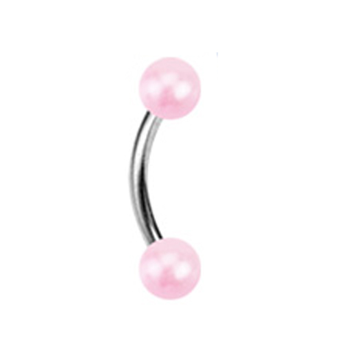 Daith piercing parel licht roze
