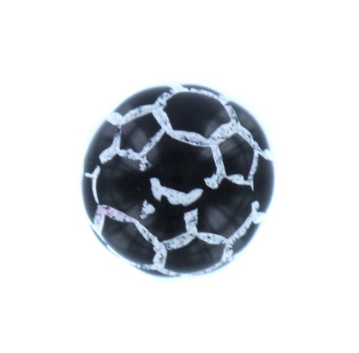 Voetbal Acryl Zwart Ball
