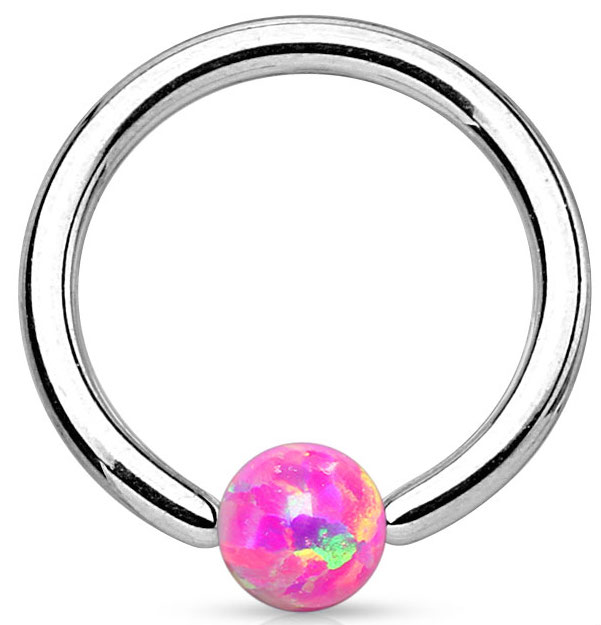 Opal Roze Ball Closure Ring